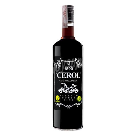 Botella de Café Licor Cerol