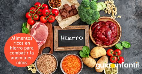 Infografía: Alimentos ricos en hierro para combatir la anemia