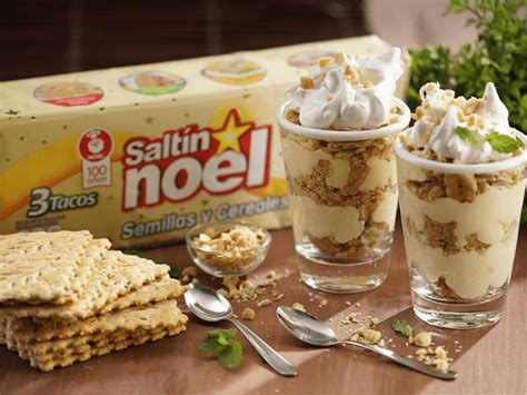 Postre de lulo con galletas Saltín Noel