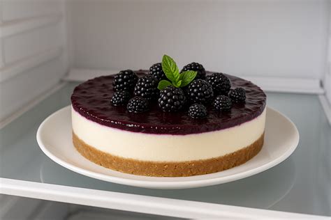 Tarta de queso y moras sin horno