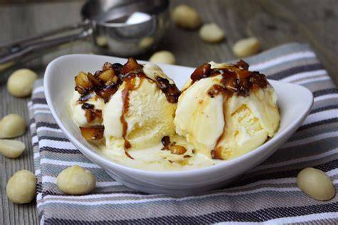 Helado de chocolate orgánico con nueces de Macadamia