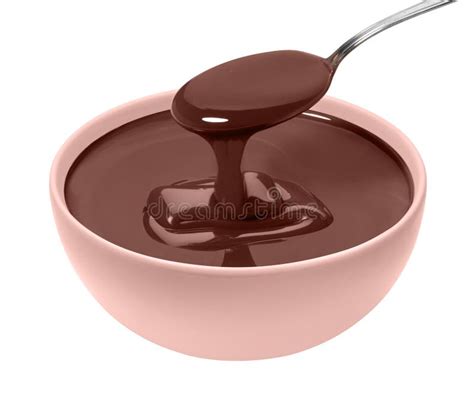 Chocolate blanco derretido en un bol
