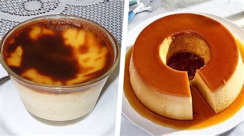 Diferencias visuales entre crema volteada y leche asada