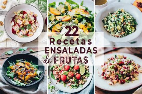 Ejemplos de logos de ensaladas con íconos de frutas