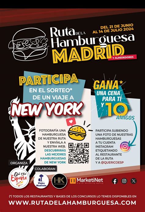 Mapa de la ruta de la hamburguesa desde Hamburgo a Estados Unidos
