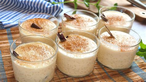 Arroz con leche cremoso
