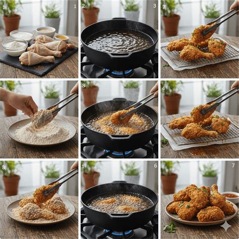 Comparación de técnicas de fritura de pollo