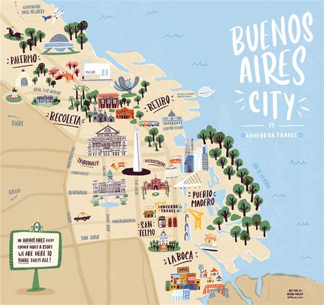 Mapa de Buenos Aires mostrando los precios de café con dos medialunas en diferentes bares