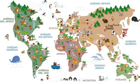 Mapa mundial mostrando las diferentes culturas y sus métodos de parrillada