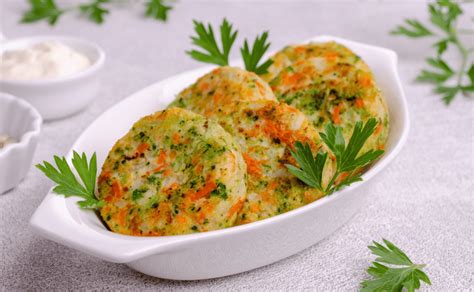 Tortitas rellenas de verduras cremosas