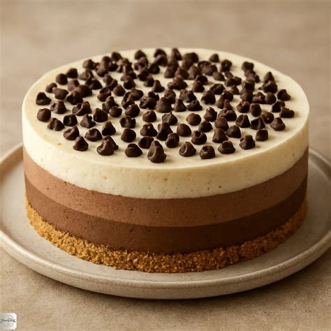 Tarta de tres chocolates