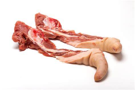 Rabos de cerdo ibérico frescos