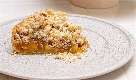 Szarlotka, tarta de manzana polaca con crumble