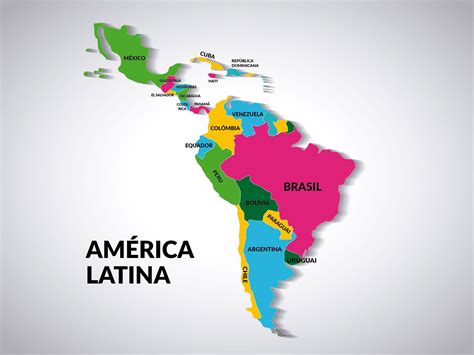Mapa de América Latina con logos de Coca-Cola