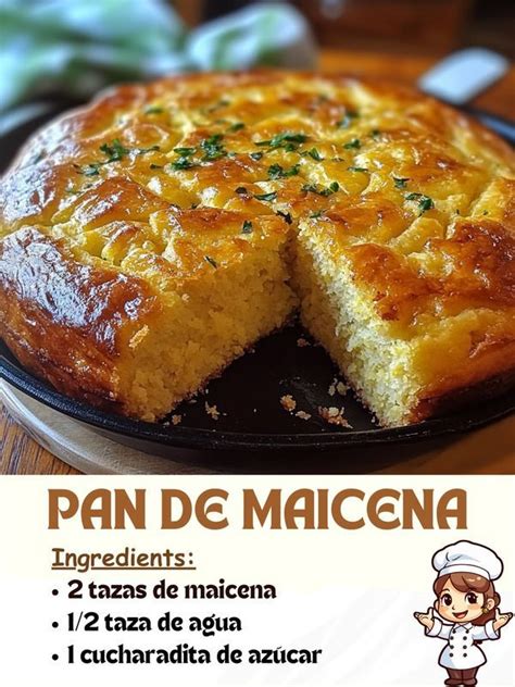 Ingredientes para pan de maicena