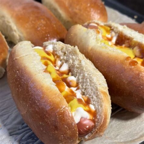 Panes de hot dog caseros