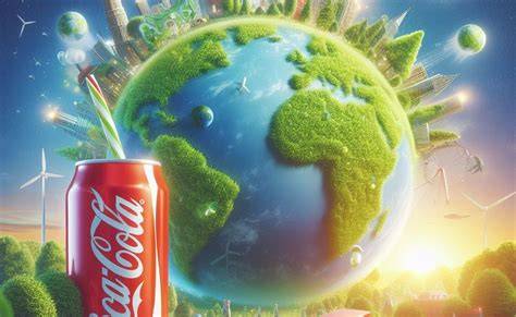 Infografía sobre los logros de sostenibilidad de Coca-Cola