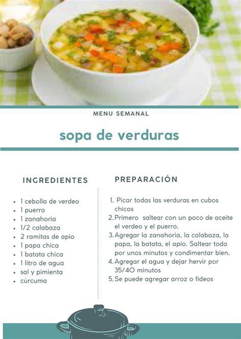 Ingredientes frescos para sopa de verduras