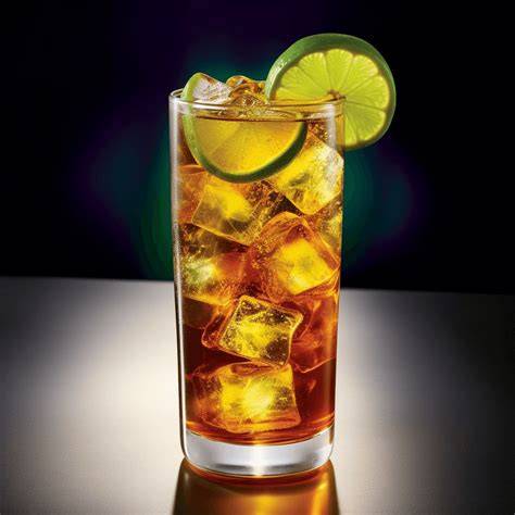 Imagen de un vaso de Cubalibre con limón