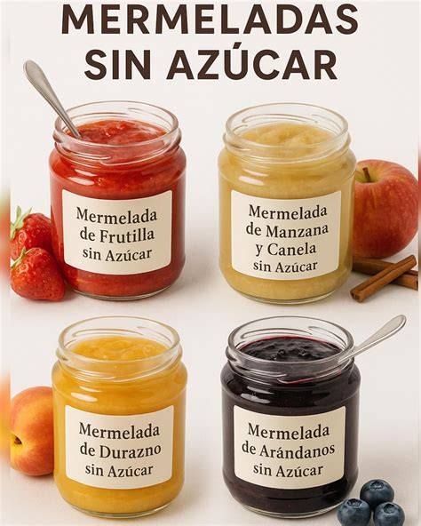 Comparativa de ingredientes para mermeladas de arándanos