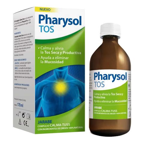 Información nutricional y composición de un jarabe para la tos
