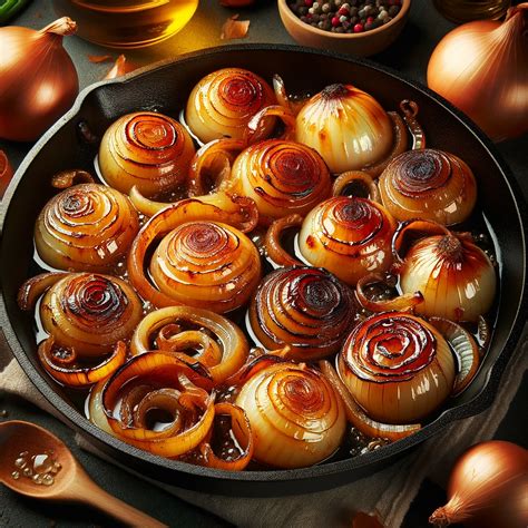 Proceso de caramelización de cebolla en una sartén
