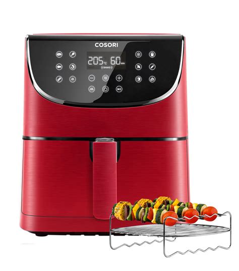 Freidora de aire COSORI Premium Chef en color rojo