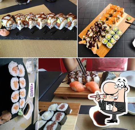 Mapa de ubicación de restaurantes de sushi en Las Rosas