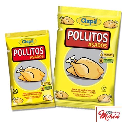 Bolsas individuales de Pollitos Asados Aspil de 29g
