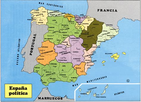 Mapa de España con las regiones destacadas y sus panes típicos