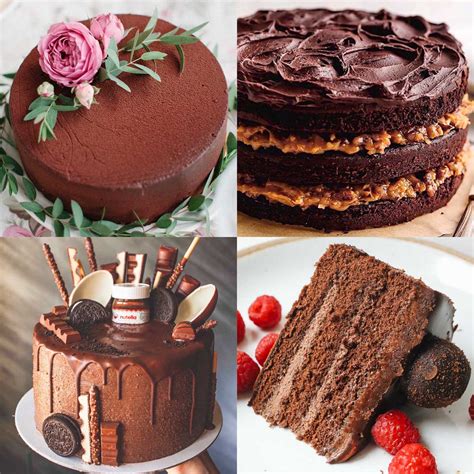 Variedad de postres de chocolate veganos