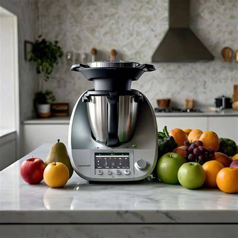 Thermomix en funcionamiento preparando alimentos