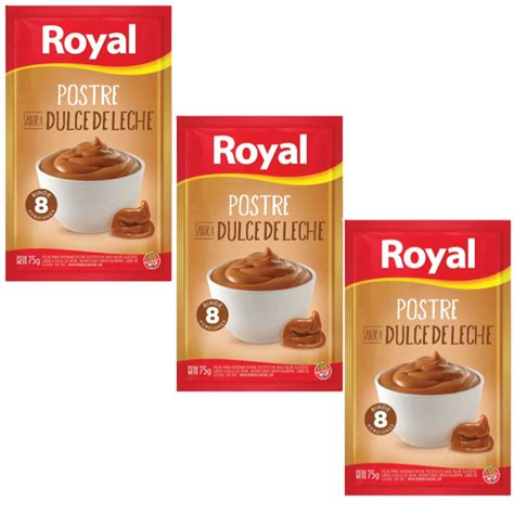Postre Royal Dulce de Leche en polvo