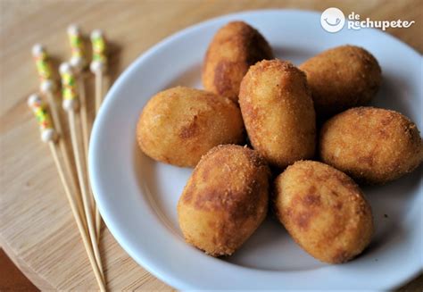 Croquetas de pollo asado caseras