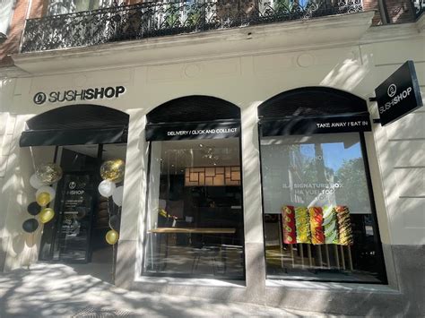Fachada de Sushi Shop en la calle Serrano