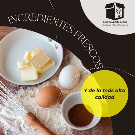 Ingredientes frescos para repostería
