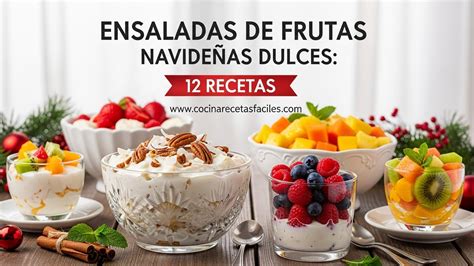 frutas de temporada para ensaladas navideñas