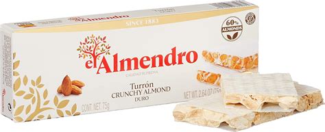 Caja de turrón duro tradicional