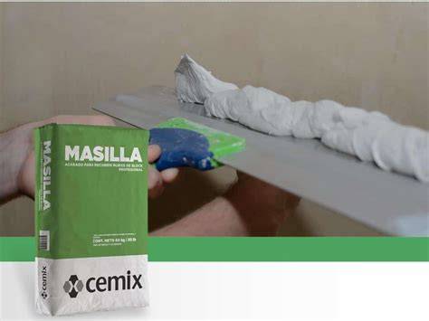 Preparación de la masilla en polvo para paredes