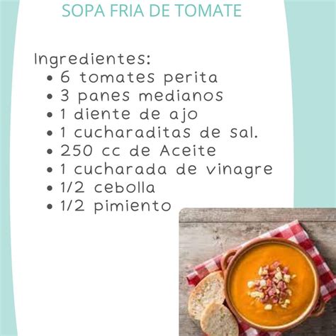 Ingredientes para sopa cubierta