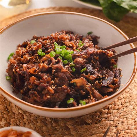 Bulgogi recién cocinado