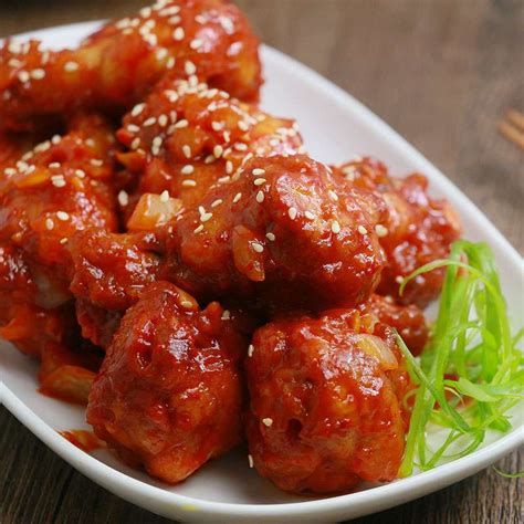 Alitas de pollo coreanas picantes