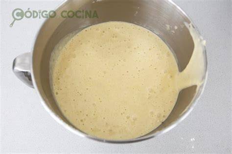 Preparación de la masa de bizcocho