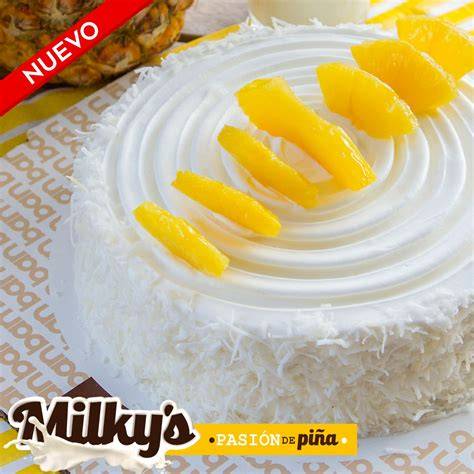 Crema pastelera con trozos de piña