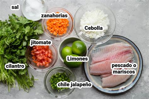 Infografía sobre los ingredientes clave para un ceviche perfecto