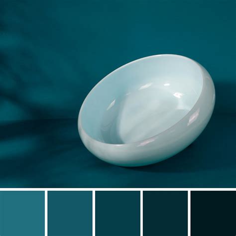 Muestra de color azul petróleo pastel