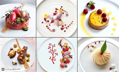 Presentación de un postre estilo MasterChef con frutas y detalles