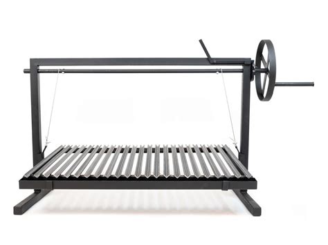 Parrilla con rejillas en forma de V