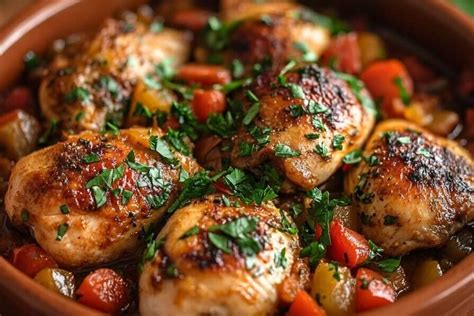 Cocción de pollo en cazuela con cerveza