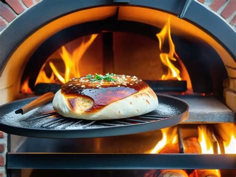 Pizza Ristorante horneándose en un horno eléctrico para lograr un queso fundido y jugoso